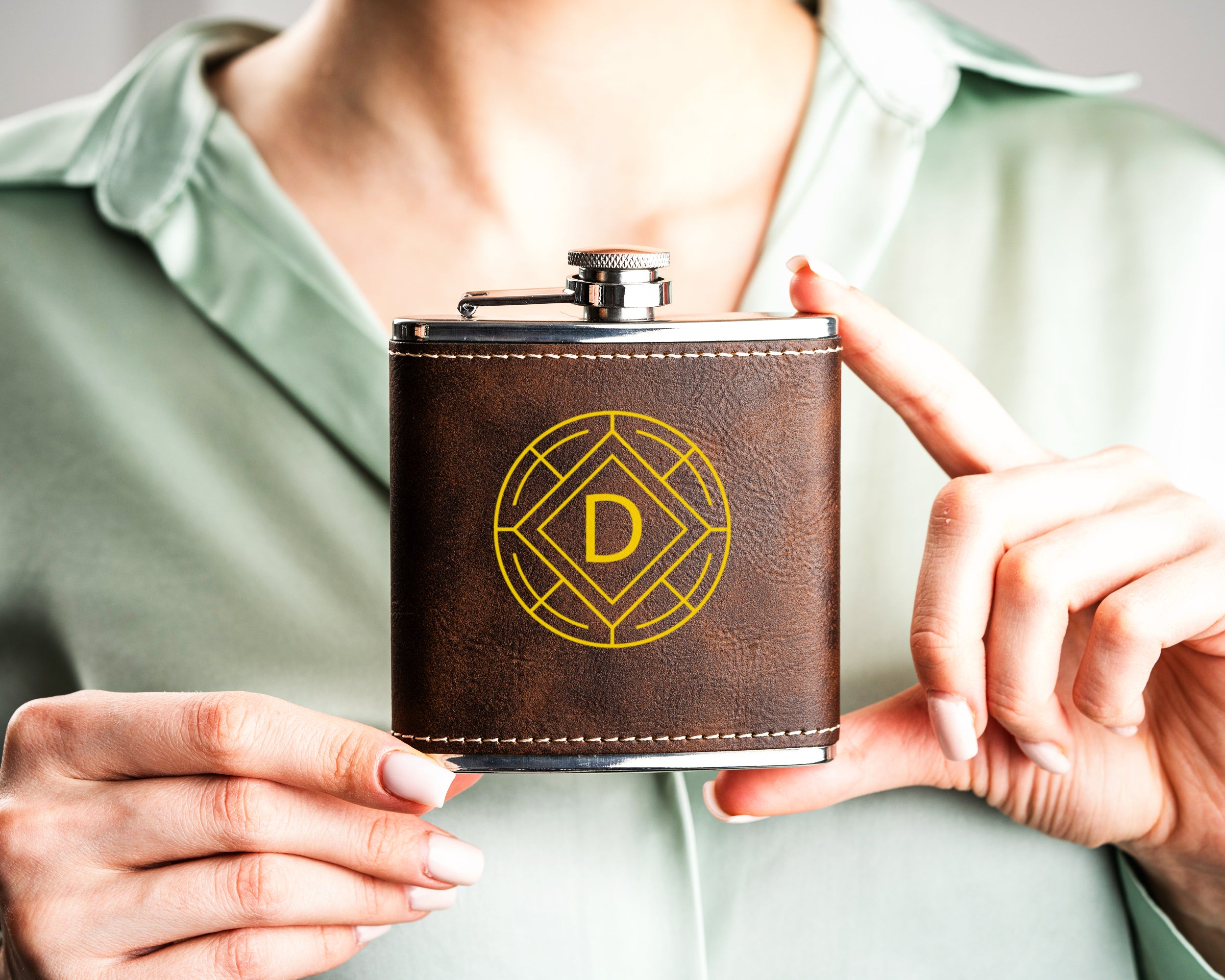 LEATHER FLASK